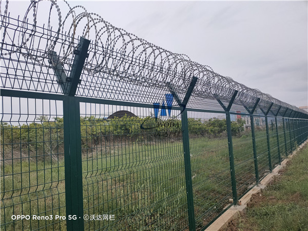 云南机场钢筋网围界护栏网 - 安平县沃达金属丝网制造有限公司图片6